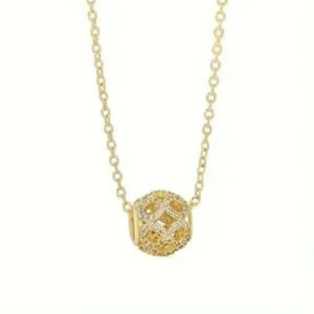 Elegant Necklace with Pendant Cubic Zirconia